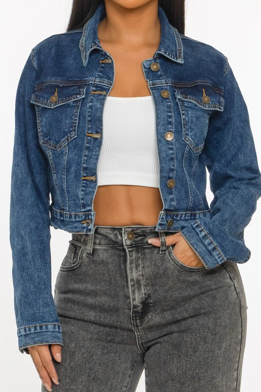 JCT 030 - Fitted Denim Jacket