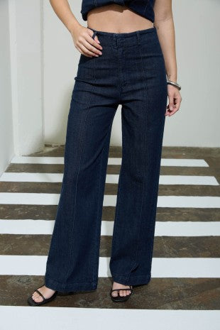 SET 065 - High Waist Wide Leg Jeans