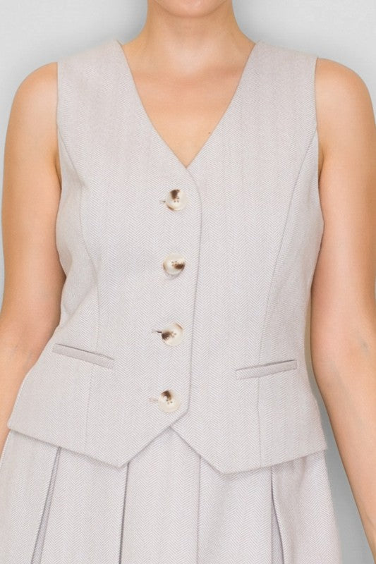 DD 1368 - Hybrid Vest Mini Dress