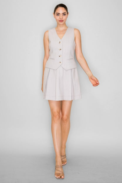 DD 1368 - Hybrid Vest Mini Dress