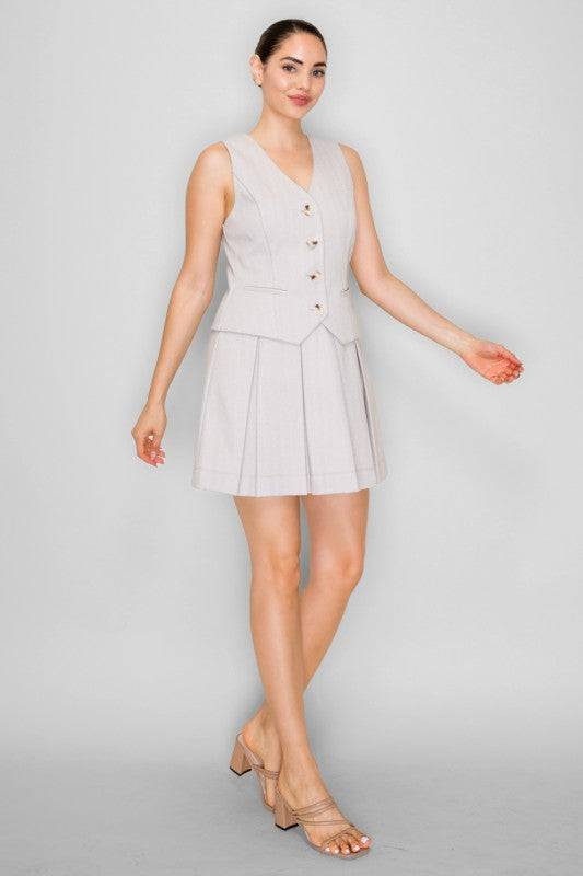 DD 1368 - Hybrid Vest Mini Dress