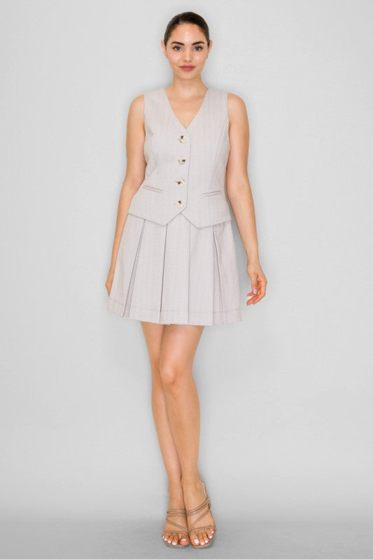 DD 1368 - Hybrid Vest Mini Dress