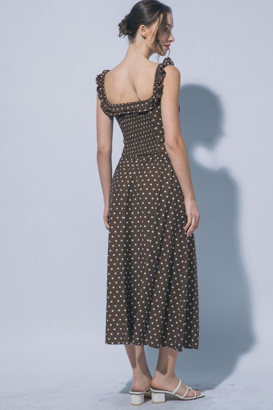 SET 053 - Long Polka Dot Skirt