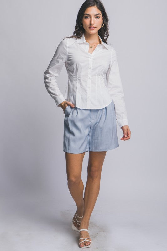 DT 1841 - Long Sleeve Fitted Shirt