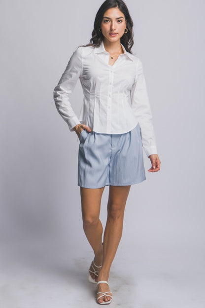 DT 1841 - Long Sleeve Fitted Shirt