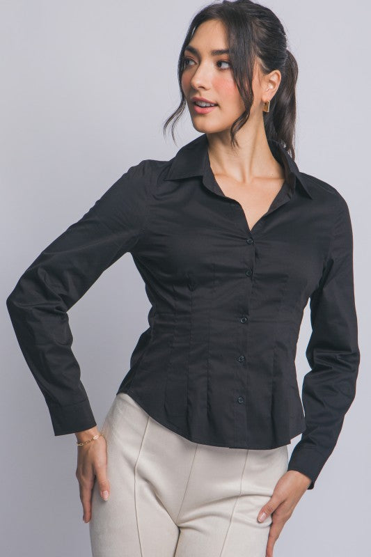 DT 1841 - Long Sleeve Fitted Shirt