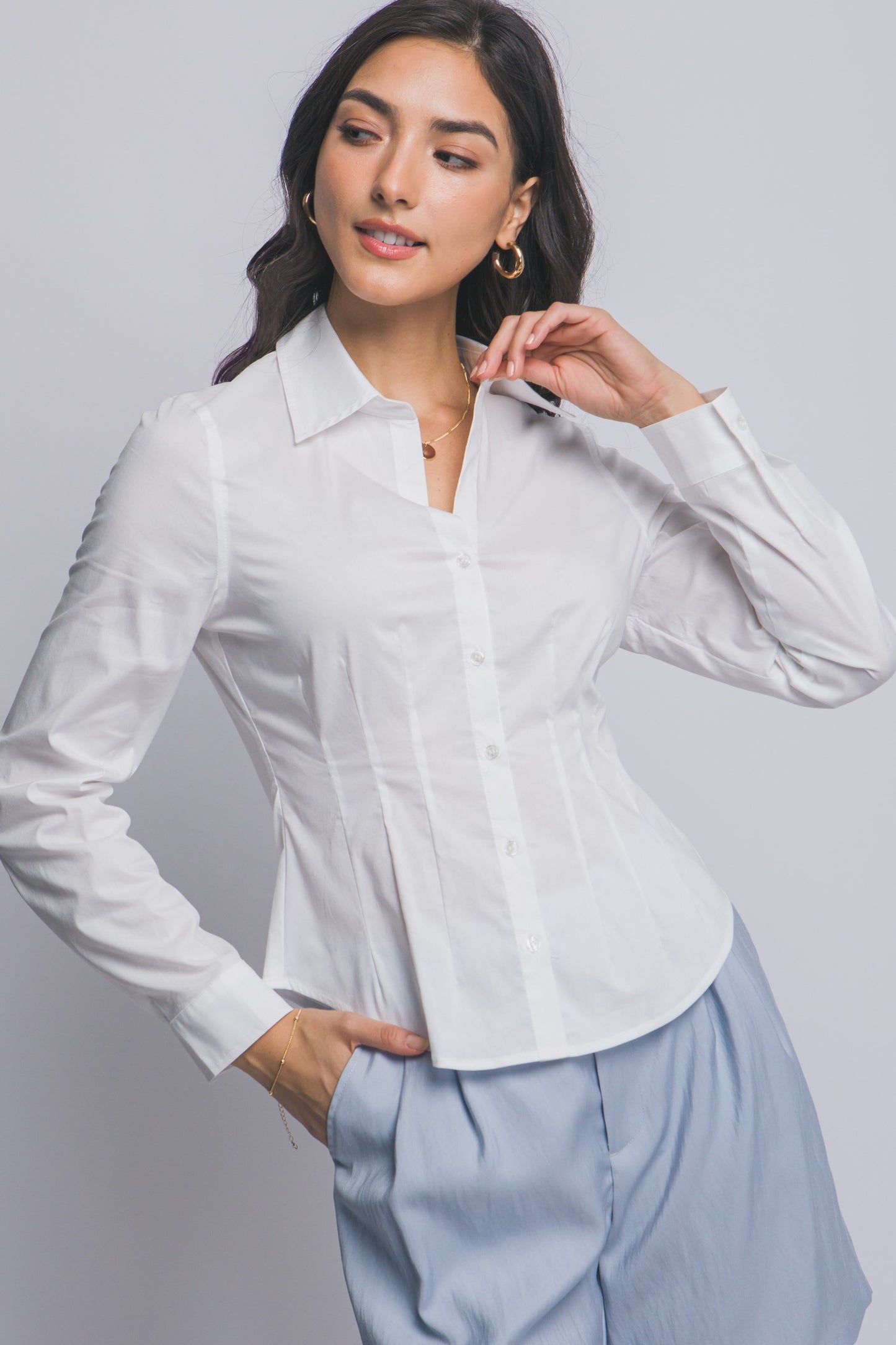 DT 1956 - Long Sleeve Fitted Shirt