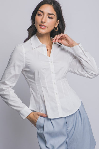 DT 1841 - Long Sleeve Fitted Shirt