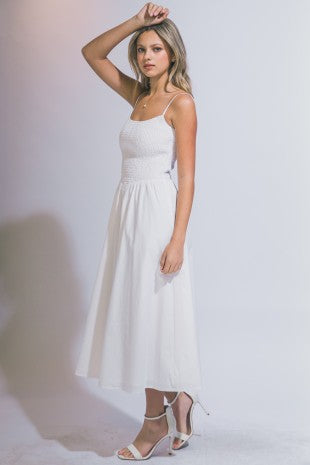 LD 642 - Smocked Maxi Dress