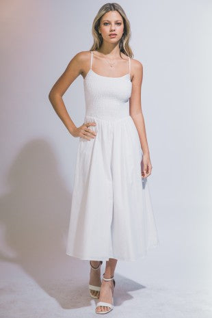 LD 642 - Smocked Maxi Dress
