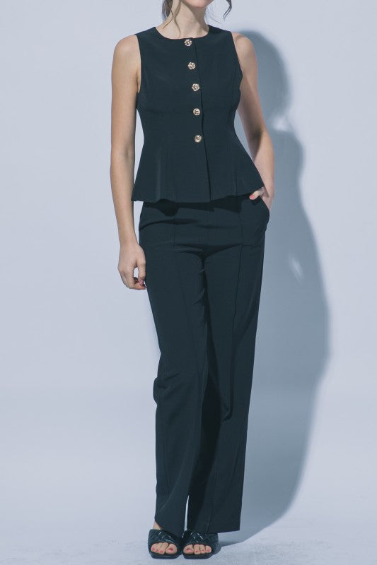 SET 017 - Wide Leg Trouser Pants