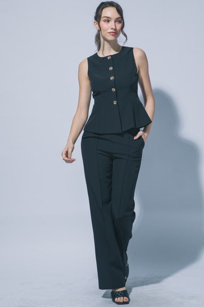 SET 017 - Wide Leg Trouser Pants