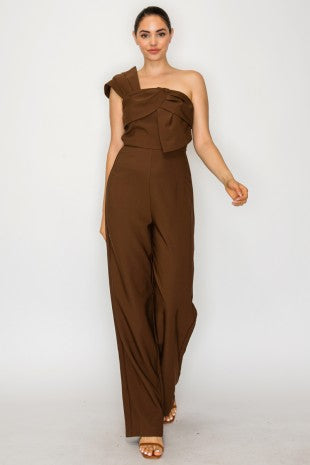 JS 129 - Bow Wrap Jumpsuit