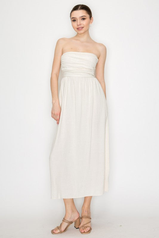 DD 1394 - Empire Waist Midi Dress