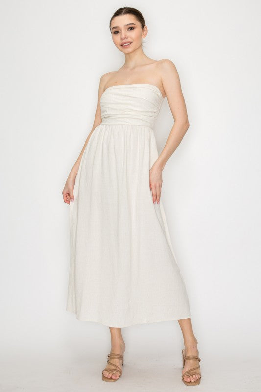 DD 1394 - Empire Waist Midi Dress