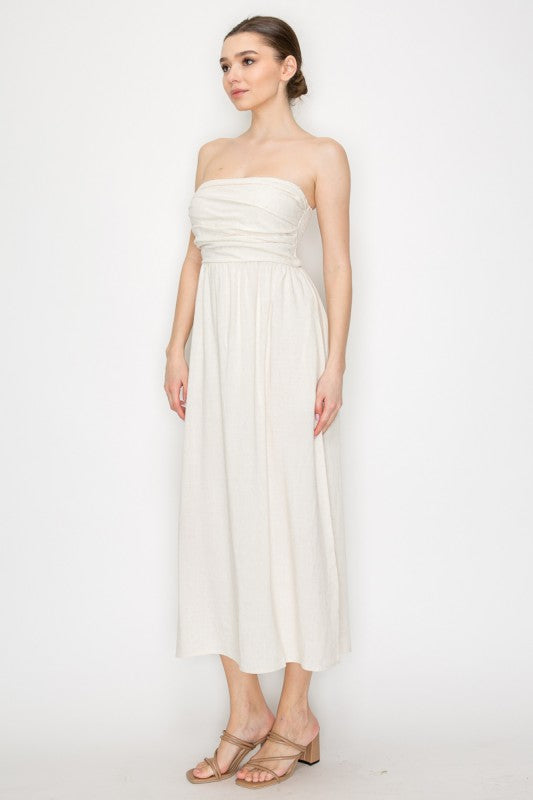 DD 1394 - Empire Waist Midi Dress