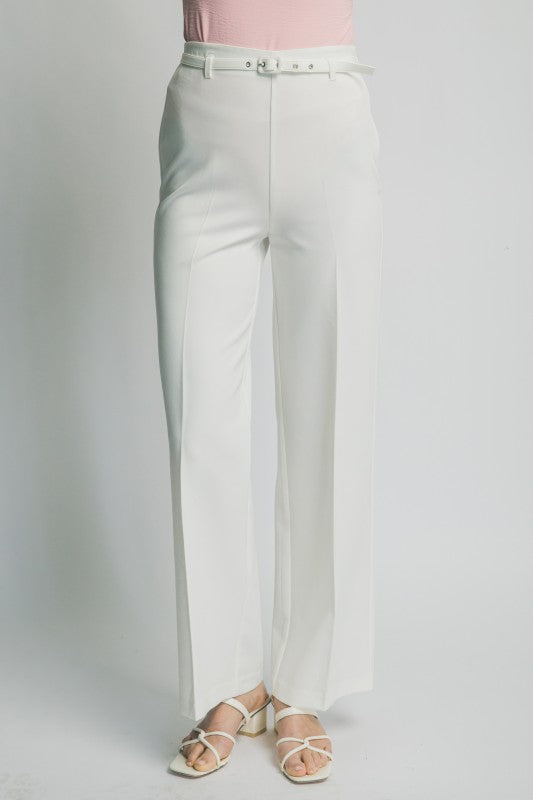 P 813 - High Waist Wide Leg Slacks