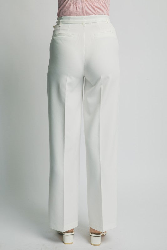 P 813 - High Waist Wide Leg Slacks