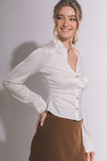 DT 1885 - Long Sleeve Satin Shirt