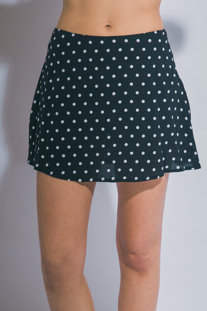 SKT 1055 - Polka Dot Mini Skort