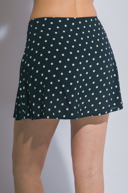 SKT 1055 - Polka Dot Mini Skort