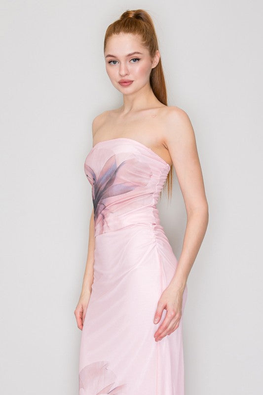 SET 027 - Floral Sheer Skirt