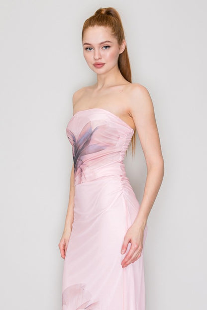 SET 027 - Floral Sheer Skirt