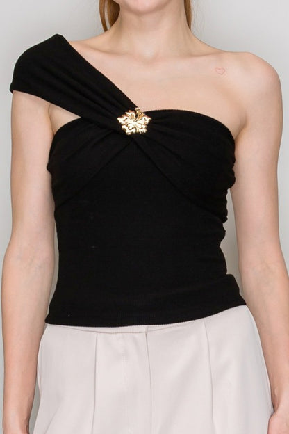 DT 1862 - One Shoulder Tube Top