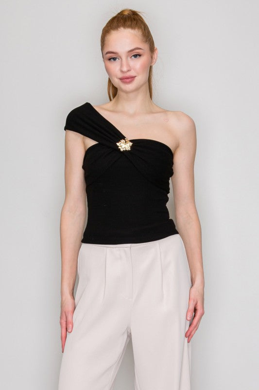 DT 1862 - One Shoulder Tube Top