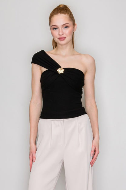 DT 1862 - One Shoulder Tube Top