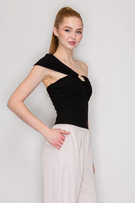 DT 1862 - One Shoulder Tube Top