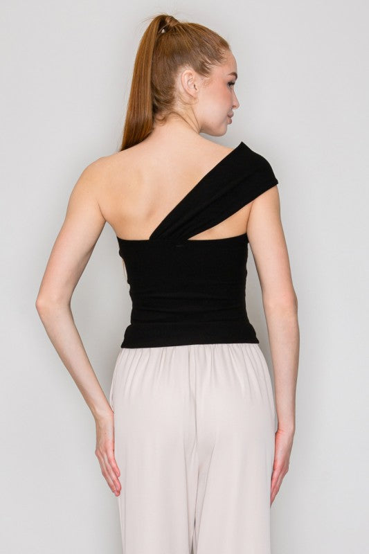 DT 1862 - One Shoulder Tube Top