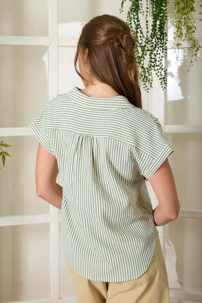 CT 2811 - Collared Cuff Sleeve Shirt