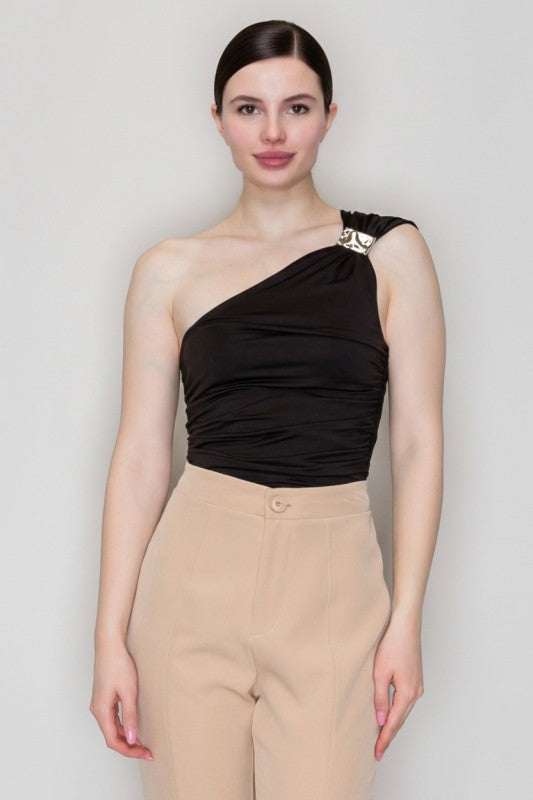 BS 011 - One Shoulder Bodysuit