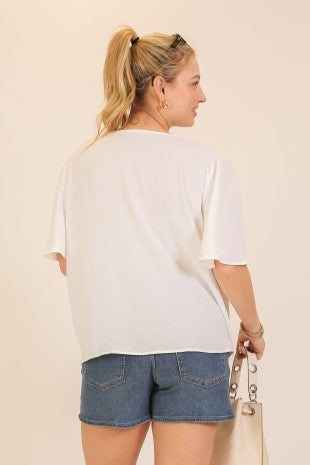 PS 016 - Front Tie Blouse