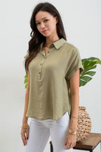CT 2818 - Cuffed Sleeve Polo Shirt