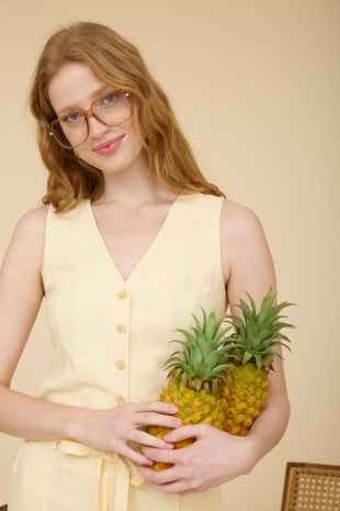 CT 2820 - Sleeveless Linen Vest