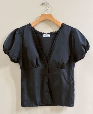 DT 1932 - Lace Bubble Sleeve Shirt