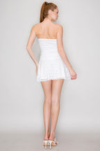DD 1391 - Floral Lace Mini Dress