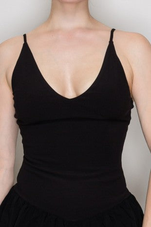 RMP 008 - Tiered Drop Waist Romper