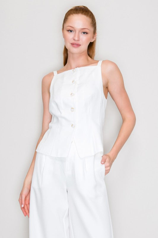 DT 1871 - Square Box Cut Vest