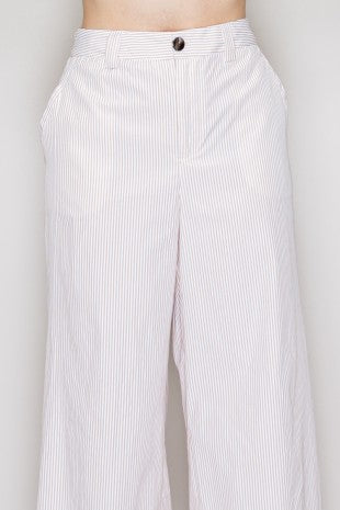 SET 091 - Embroidered Scallop Wide Leg Pants