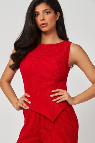 SET 112 - Plisse Sculptor Top