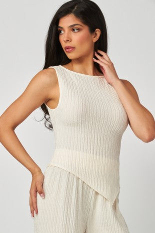 SET 112 - Plisse Sculptor Top