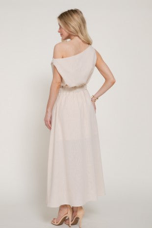 LD 641 - Asymmetrical A-Line Dress