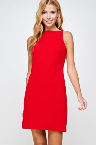 CD 3765 - Solid Shift Dress