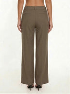 P 828 - High Waist Twill Pants