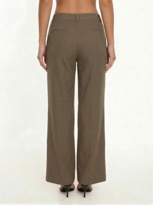 P 828 - High Waist Twill Pants