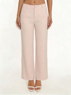 P 828 - High Waist Twill Pants