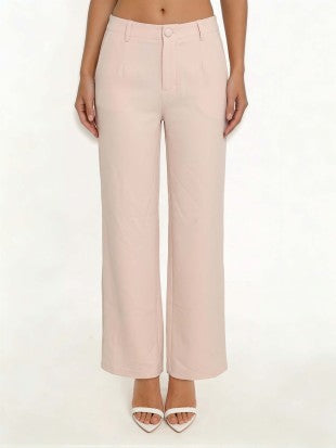 P 828 - High Waist Twill Pants